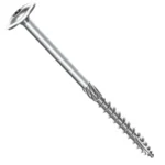 VIS CHARPENTE INOX A2 - 8*80 BOITE 100 - C2C