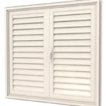 VOLET ALU BATTANTS PLEIN BLANC 1000*1000