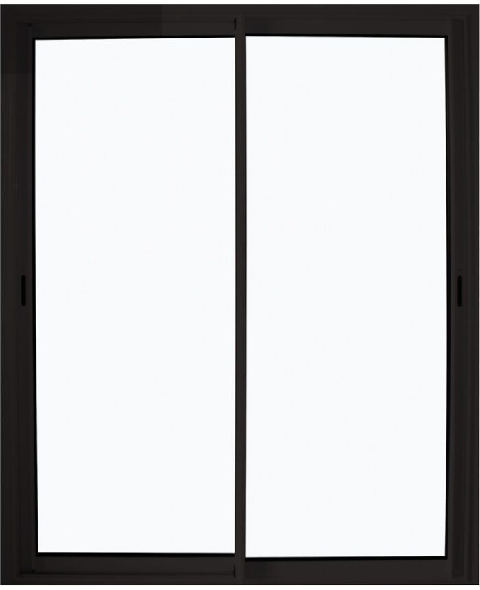 PORTE ALU COULISSANTE NOIR 1600*2190
