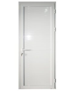 EA - PORTE ALU PLEIN BLANC 890*2170 GAUCHE