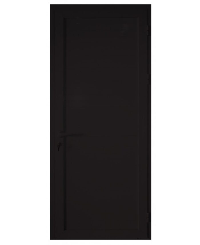 EA - PORTE ALU PLEIN NOIR 890*2170 GAUCHE