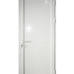 EA - PORTE ALU PLEIN BLANC 890*2170 GAUCHE
