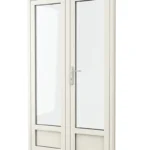 PORTE ALU VITRE BLANC 1190*2140 OUV FR