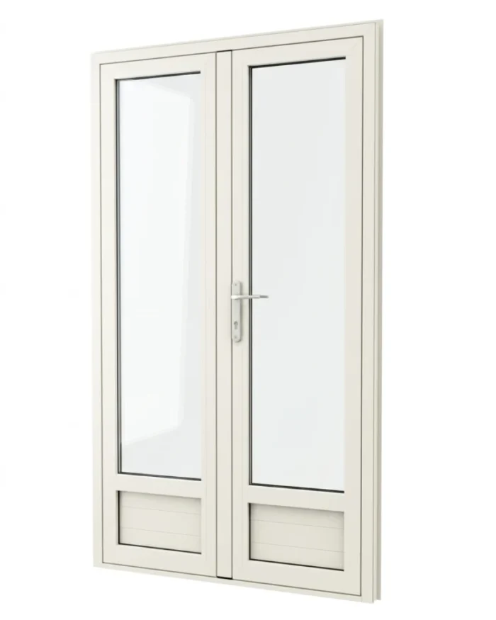 PORTE ALU VITRE BLANC 1190*2140 OUV FR