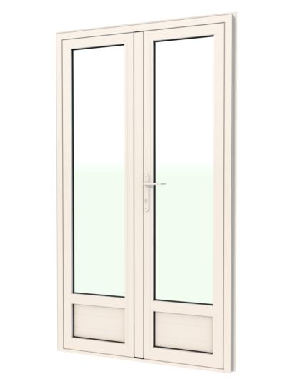 EA - PORTE ALU VITRE BLANC 1190*2140