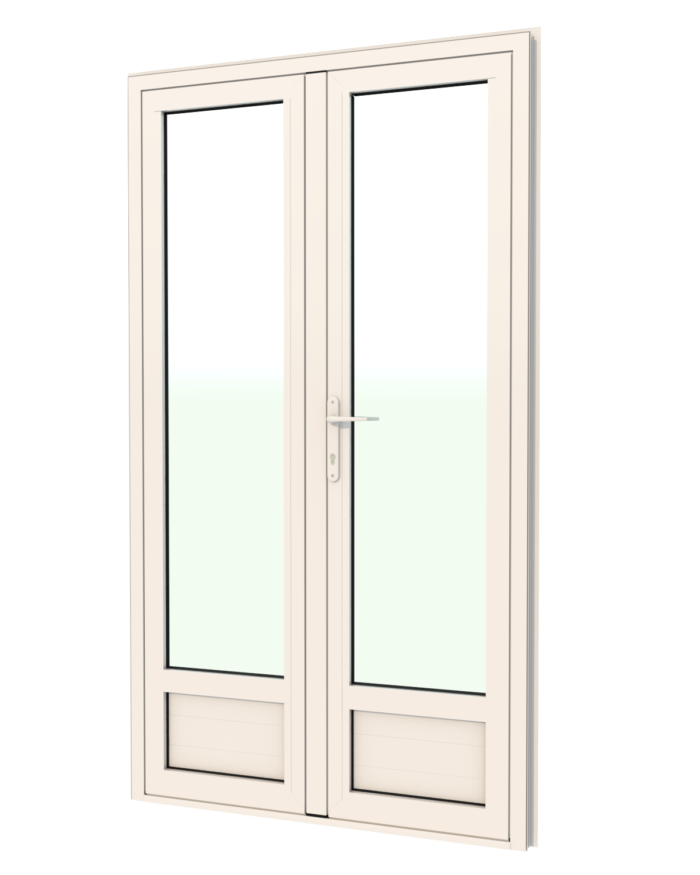 EA - PORTE ALU VITRE BLANC 1190*2140