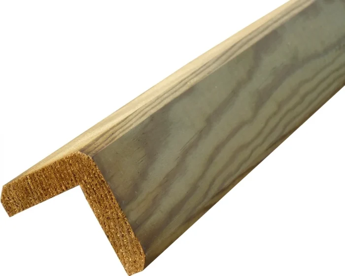 BAGUETTE ANGLE ARRONDIE TRAITE 45*45*2M