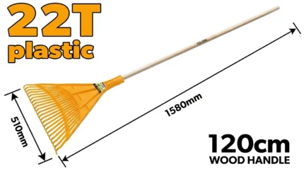 BALAIE GAZON PLASTIQUE 22DENTS TOLSEN