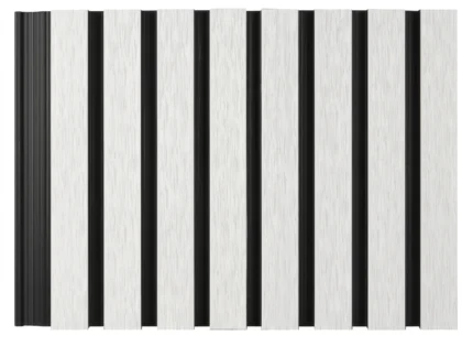 CLIN BARDAGE CLAIR VOIE COMPOSITE 25*222*2M80 WHITE+BLACK