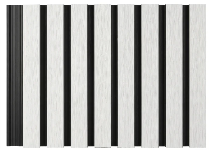 CLIN BARDAGE CLAIR VOIE COMPOSITE 25*222*2M80 WHITE+BLACK