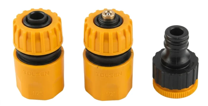 CONNECTEUR DE TUYAU 3 PIÈCES 1/2'' TOLSEN (INDUSTRIEL)