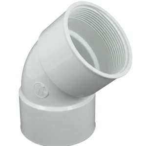 COUDE GOUTTIERE 45 FF BLANC