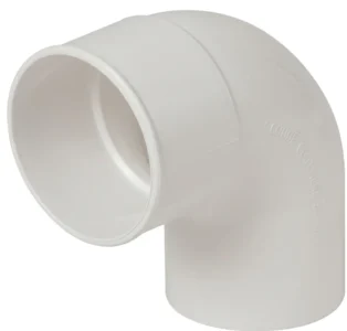 COUDE GOUTTIERE 87 MF BLANC