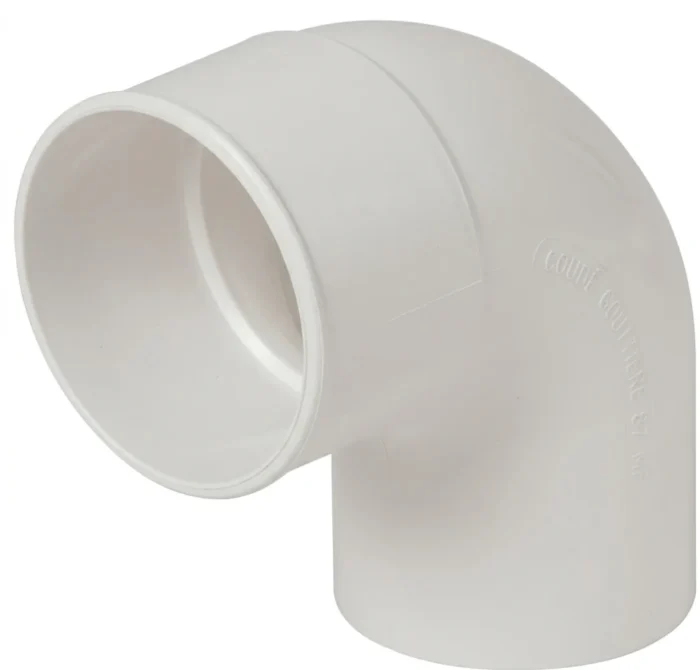 COUDE GOUTTIERE 87 MF BLANC