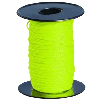 FIL NYLON ROND JAUNE FLUO BOBINE 1.2MM*100M