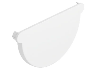 FOND DE GOUTTIERE SYMETRIQUE BLANC