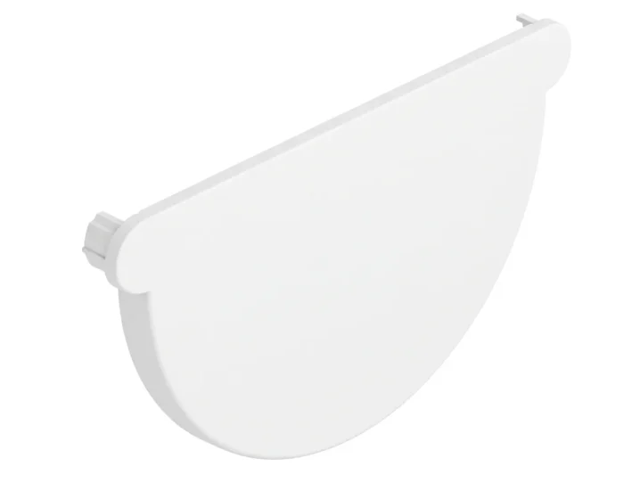 FOND DE GOUTTIERE SYMETRIQUE BLANC
