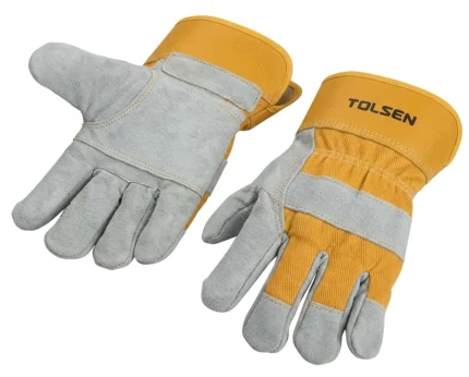 GANTS DE TRAVAIL EN CUIR TOLSEN (INDUSTRIEL)