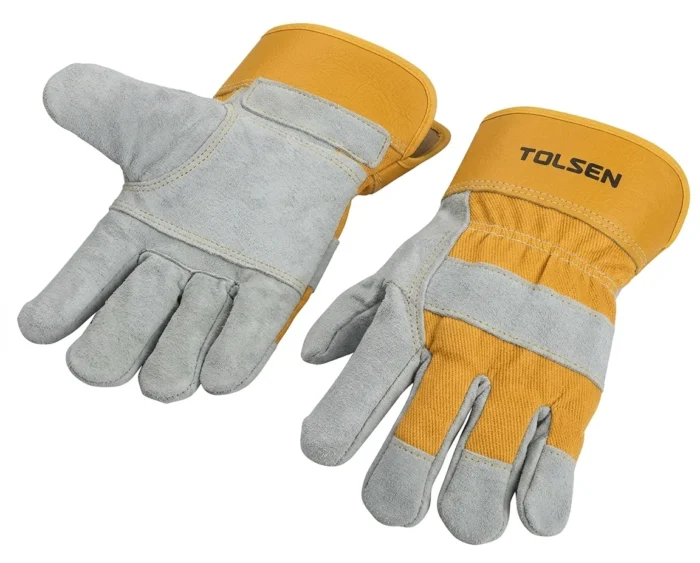 GANTS DE TRAVAIL EN CUIR TOLSEN (INDUSTRIEL)