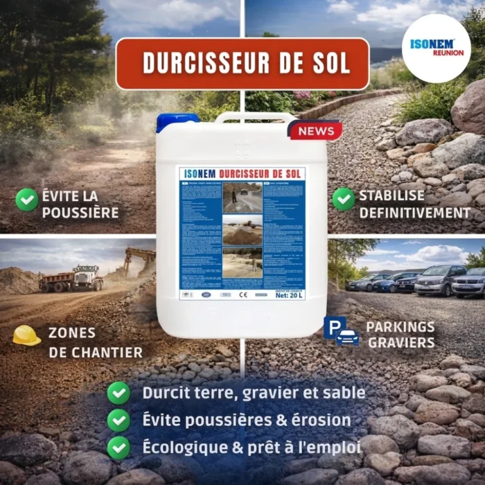 ISONEM SSHARDENER - FIXATEUR / DURCISSEUR SOL - 5L
