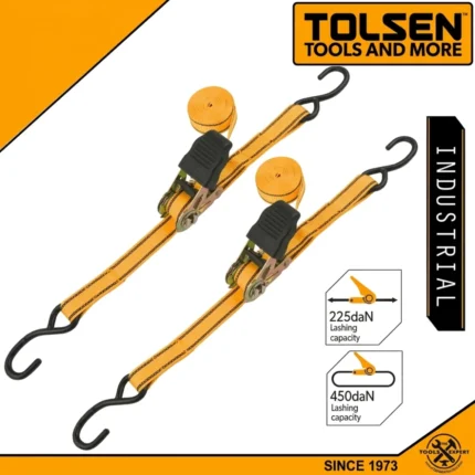 KIT 2 SANGLES ELASTIQUE 60CM TOLSEN