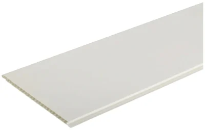 LAMBRIS PVC 25CM MD L:2.95M BLANC EP:8MM +/- 7.50M²