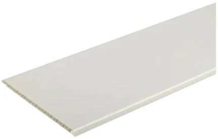 LAMBRIS PVC 25CM MD L:2.95M BLANC EP:8MM +/- 7.50M²