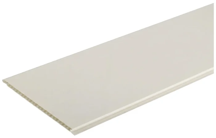 LAMBRIS PVC 25CM MD L:3.95M BLANC EP:8MM +/- 10.00M²
