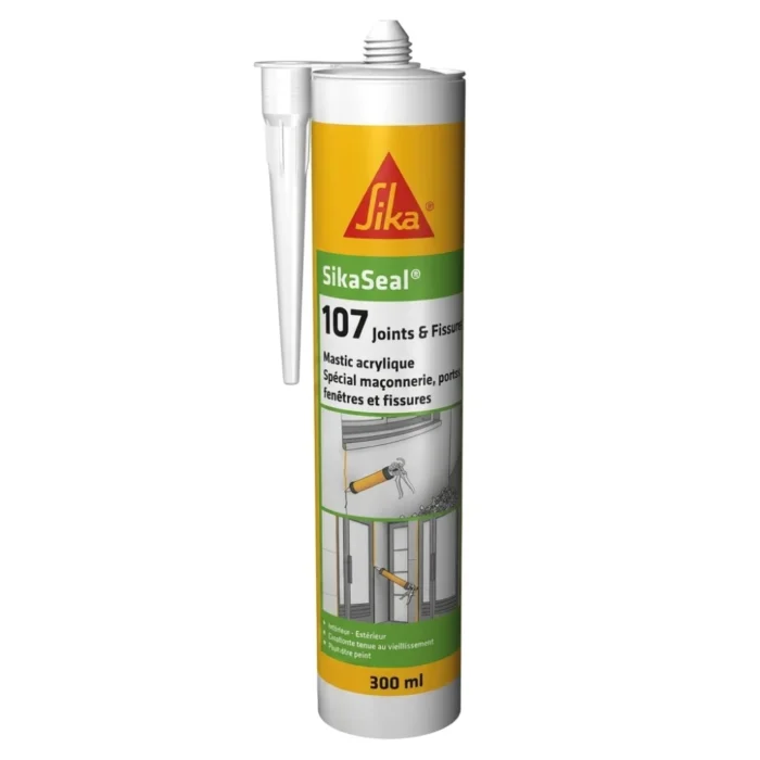 MASTIC ACRYLIQUE SIKASEAL 107 GRIS 300ML