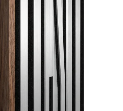PANNEAUX ACOUSTIQUES 18*134*2800 SILVER 257 (PAQUET DE 6LAMES 2.23M²)