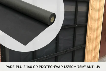 PARE-PLUIE 140 GR PROTECH'VAP 1.5*50M 75M² ANTI UV