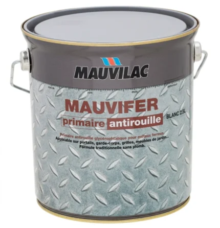 PEINTURE ANTIROUILLE MAUVIFER BLANC 2.5L