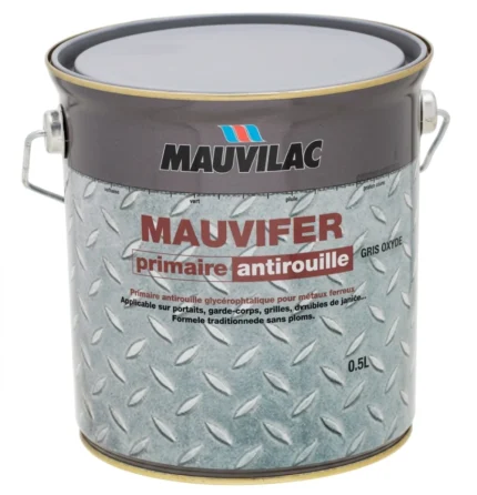 PEINTURE ANTIROUILLE MAUVIFER GRIS OXYDE 0.5L