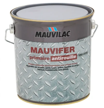 PEINTURE ANTIROUILLE MAUVIFER ROUGE OXYDE 0.5L