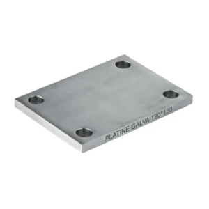 PLATINE GALVA 120*150