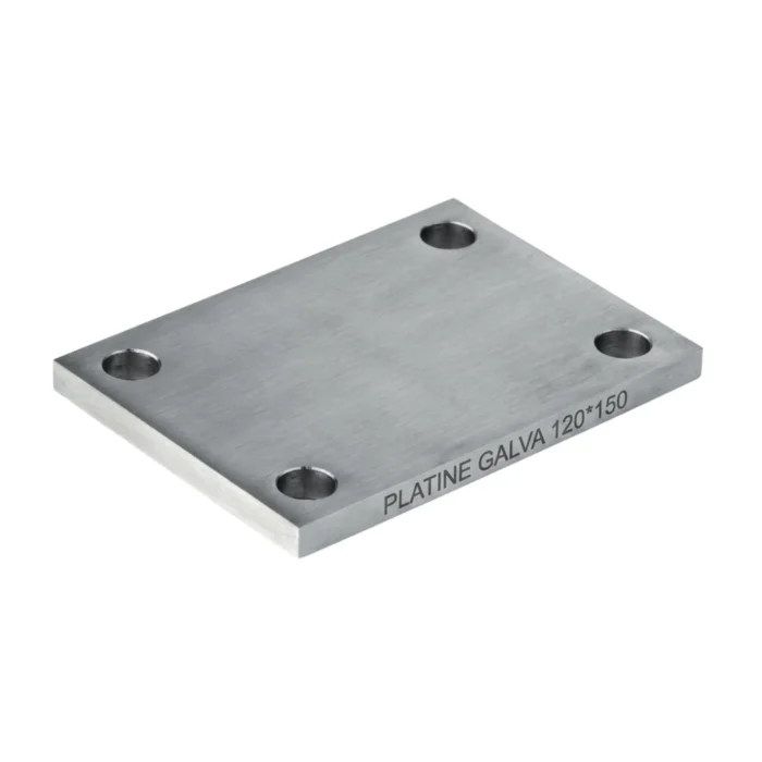 PLATINE GALVA 120*150