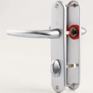 POIGNET ALU ARGENT CONDAMNATION POUR BLOC PORTE 165MM