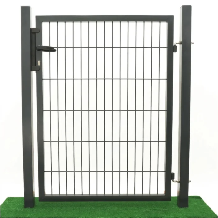PORTILLON JARDIN CARRE 1BATTANT NOIR 1M*1M