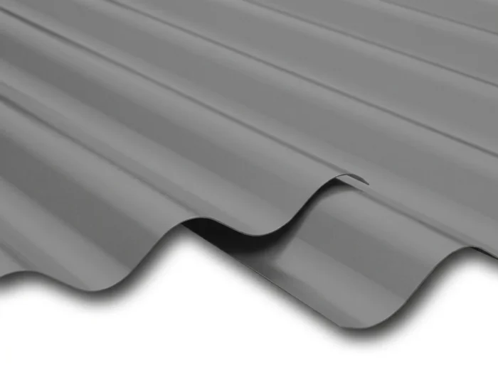 TOLE ONDULEE GRIS TYPHON 2 75/100 25µ 3.00M
