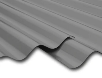 TOLE ONDULEE GRIS TYPHON 2 75/100 25µ 5.00M