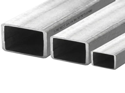 TUBE RECT GALVA 6M 50*30*2,00MM