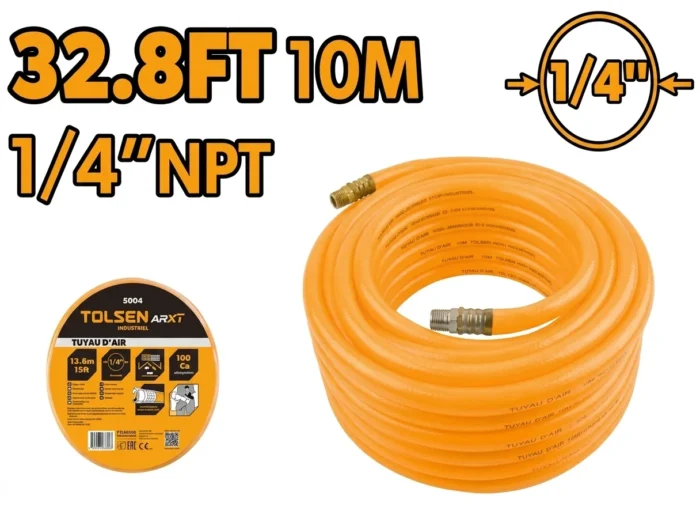 TUYAU D'AIR 10M TOLSEN (INDUSTRIEL)