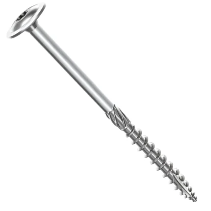 VIS CHARPENTE INOX A2 - 6*80 BOITE 100 - C2C