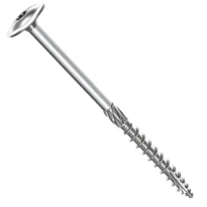 VIS CHARPENTE INOX A2 - 8*80 BOITE 100 - C2C