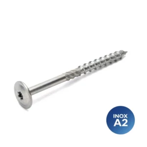 VIS INOX CHARPENTE A2 - 8*120 - VRAC - C2C