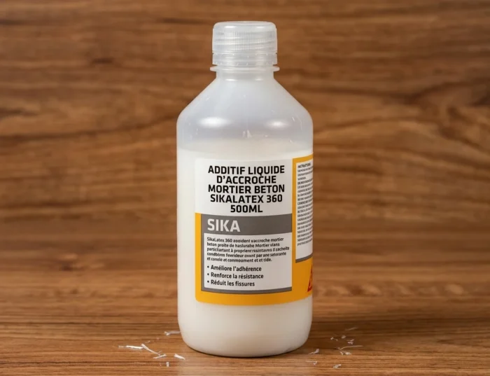 ADDITIF LIQUIDE D'ACCROCHE MORTIER BETON SIKALATEX 360 500ML