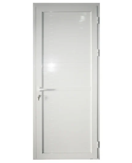 EA - PORTE ALU PLEIN BLANC 890*2170 GAUCHE