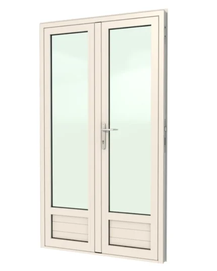 EA - PORTE ALU VITRE BLANC 1190*2140