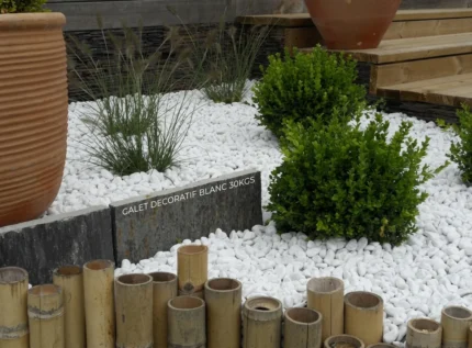 GALET DECORATIF BLANC 30/40 20KGS