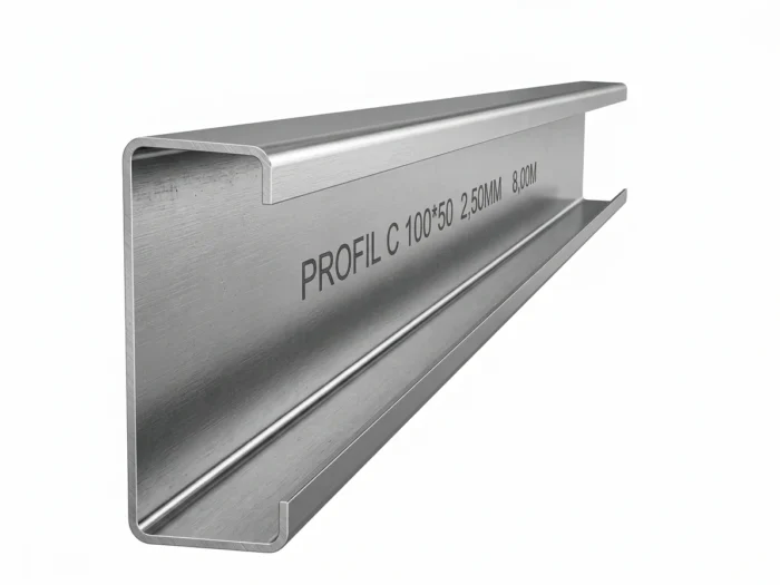 PROFIL C 100*50 2,50MM  8,00M